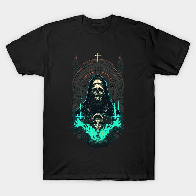 Ancient Deity T-Shirt by JoyfulJesterJoe